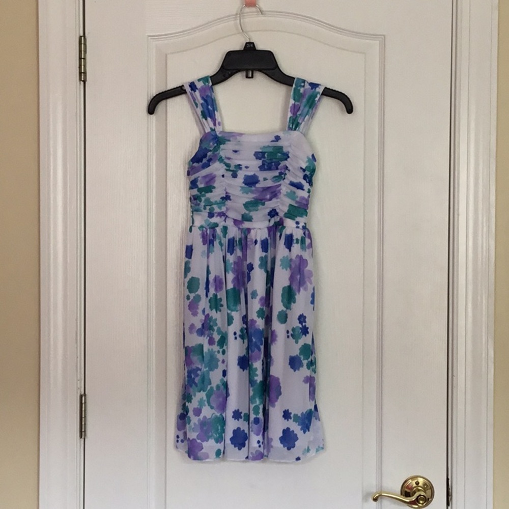 Casual floral girls dress